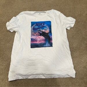 Nike White Graphic T-Shirt